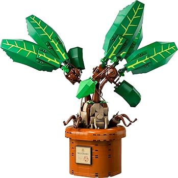 Amazon.com: LEGO Harry Potter Mandrake Figure & Pot Plant
